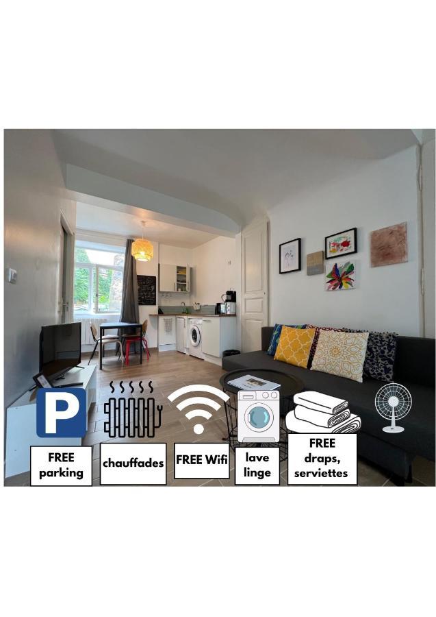 Tabi Appart ,Modern Chic Vs Free Parking,Wifi,Draps Thiers Exterior photo